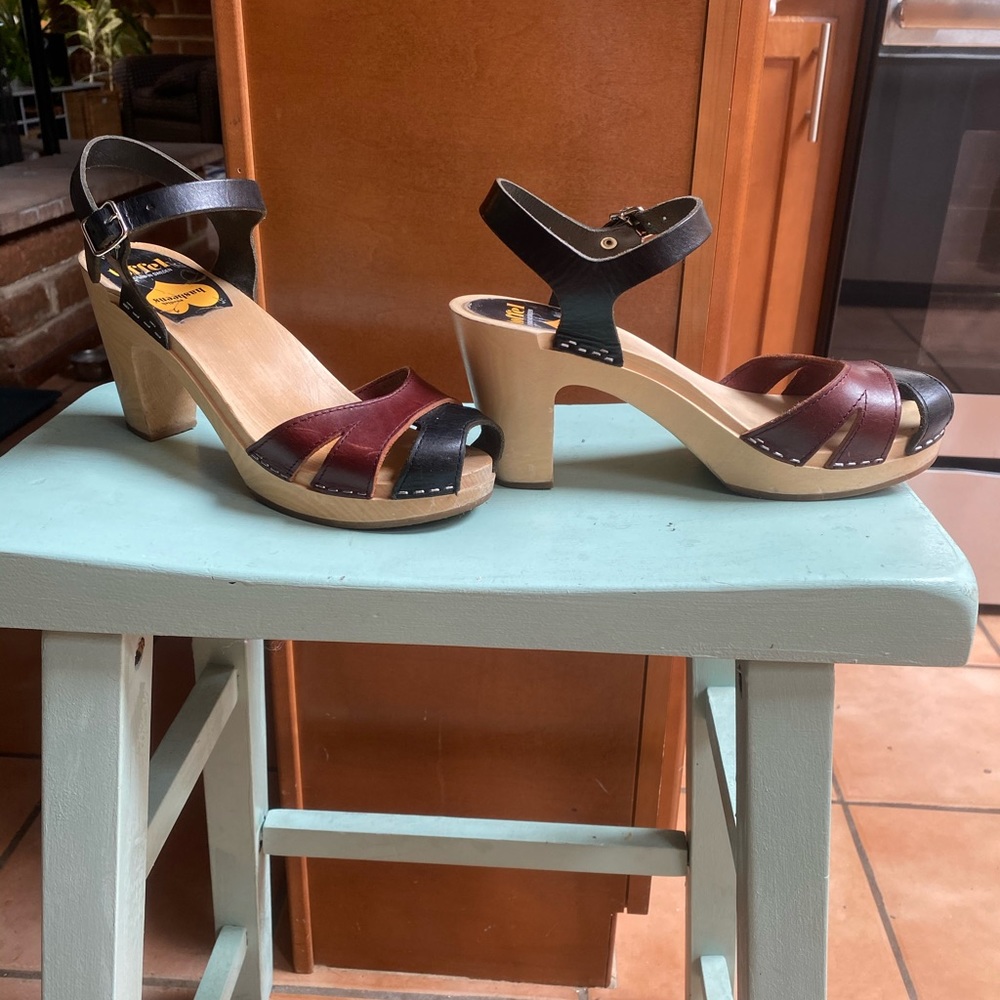 Swedish Hasbeens Toffel Suzanne Heel